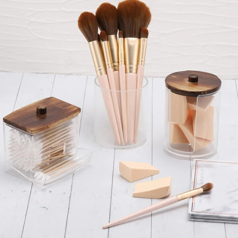Bathroom Organizer Accessories Set Qtip Holder Storage - Problems Solved