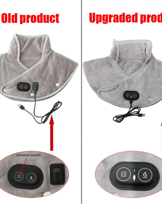 Electric Heating Shoulder Neck Pad Soft Comfortable Thermal Compress Cervical Shawl USB Heated Back Warm Wrap Tool Relief Fatigu - Problems Solved