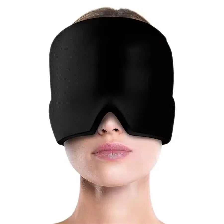 Migraine Relief Hat headache hat Gel Hot Cold Therapy Ice Cap For Relieve Pain Ice Hat Eye Mask Stress Pressure Pain Relief - Problems Solved