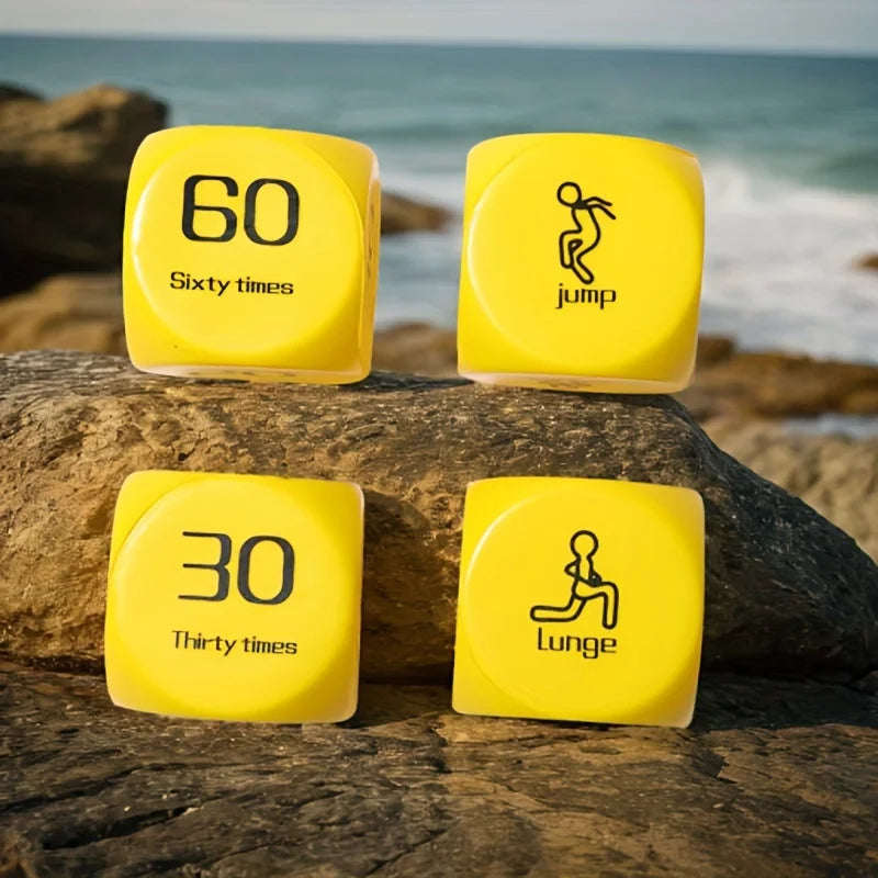 2 PC Fitness Dice Sports Dice (6 sides)-Games for group fitness and exercise classes - Problems Solved