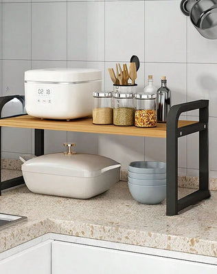 Kitchen Layered Shelves Countertop Cabinets Telescopic - Problems Solved