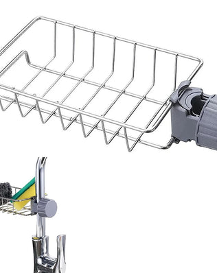 Kitchen Sink Drain Rack Sponge Storage Flexible Faucet Holder Soap Drainer Towel Rack Shelf Organizer Kitchen Accessories - Problems Solved