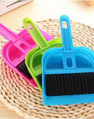 Mini Desktop Sweep Cleaning Brush Small Broom Dustpan Set Shovel Garbage and Sweep The Ingenious Combination Daily Gadgets - Problems Solved