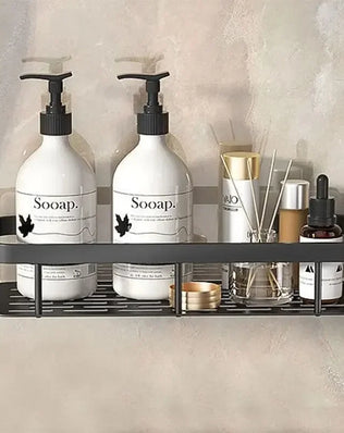2PCS Bathroom Storage Rack, Bathroom Shelves, No-Drill - Problems Solved