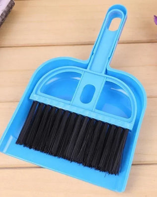 Mini Desktop Sweep Cleaning Brush Small Broom Dustpan Set Shovel Garbage and Sweep The Ingenious Combination Daily Gadgets - Problems Solved