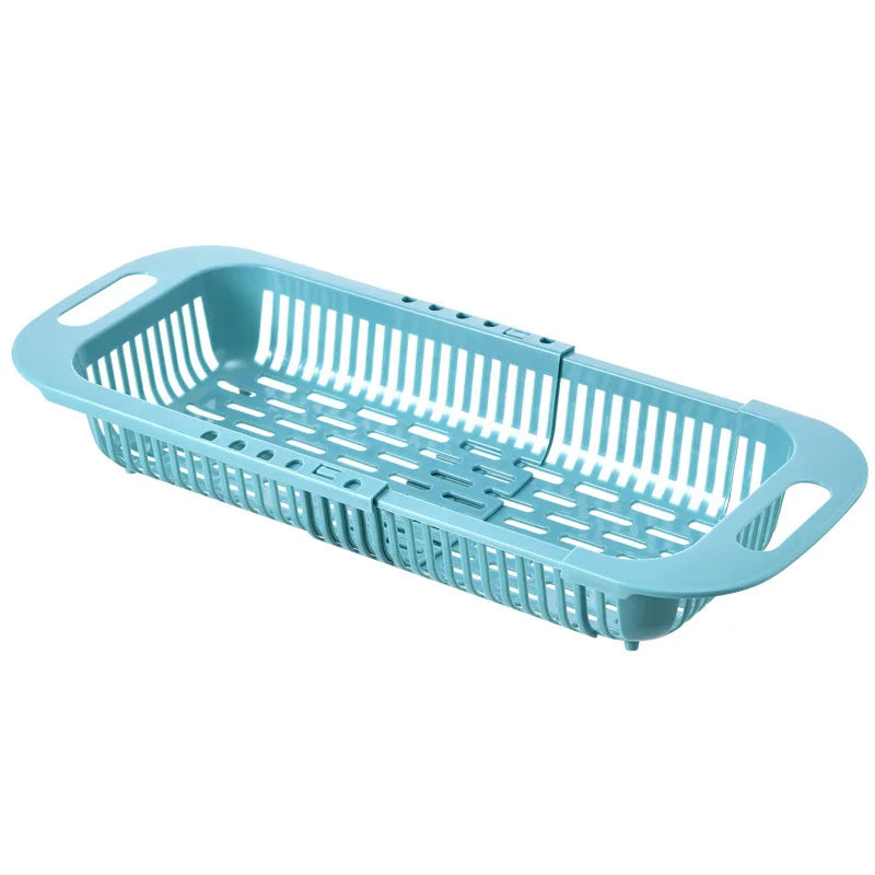 Kitchen Organizer Soap Sponge Holder Sink Rack Telescopic Drain - Problems Solved