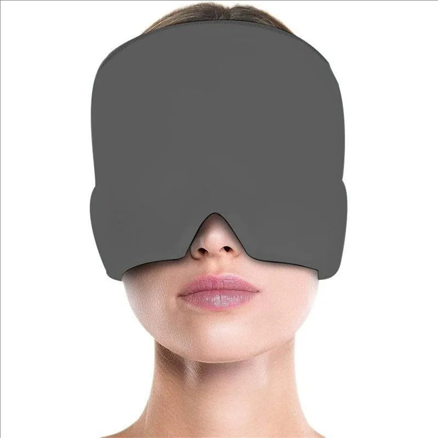 Migraine Relief Hat headache hat Gel Hot Cold Therapy Ice Cap For Relieve Pain Ice Hat Eye Mask Stress Pressure Pain Relief - Problems Solved