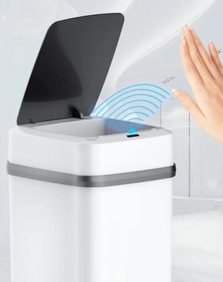 Kitchen Trash Bin 13L Bathroom Touch Trash Can In The Toilet - Problems Solved