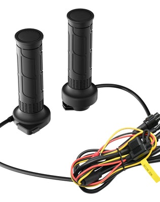 1 Pair 12V 22mm Motorcycle Hand Heated Grips 5-Gear Temperature Adjustable Electric Heating Handle Universal Motorcycle Hot Grip - Problems Solved