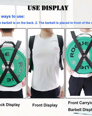 Home Weight Training Weighted Vest Strap - Barbell Plates for Pull-ups Plank Push-ups Portable Fitness Gear - Problems Solved