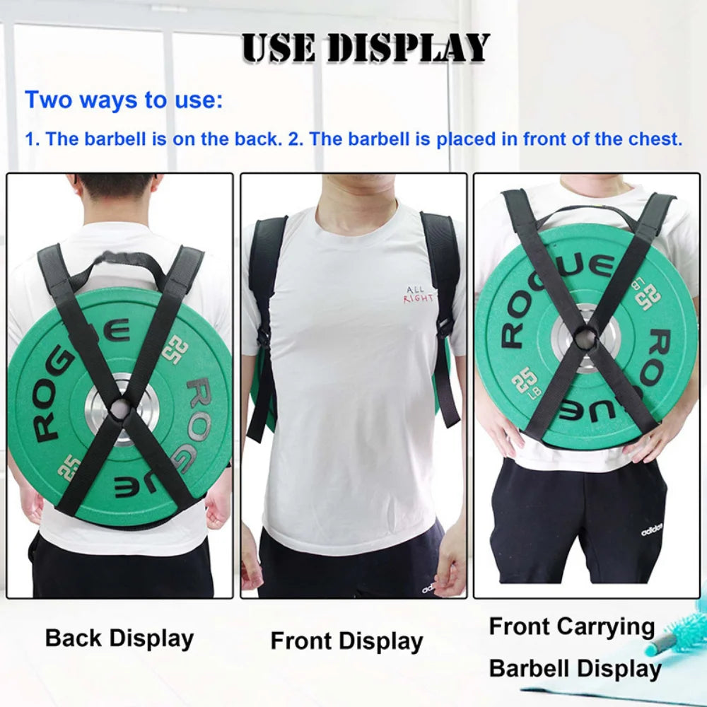 Home Weight Training Weighted Vest Strap - Barbell Plates for Pull-ups Plank Push-ups Portable Fitness Gear - Problems Solved