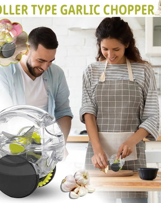 Kitchen Convenient Multi-function Small Tools Roller Garlic Chopper Manual Quick Ginger Masher Kitchen Practical Gadgets - Problems Solved