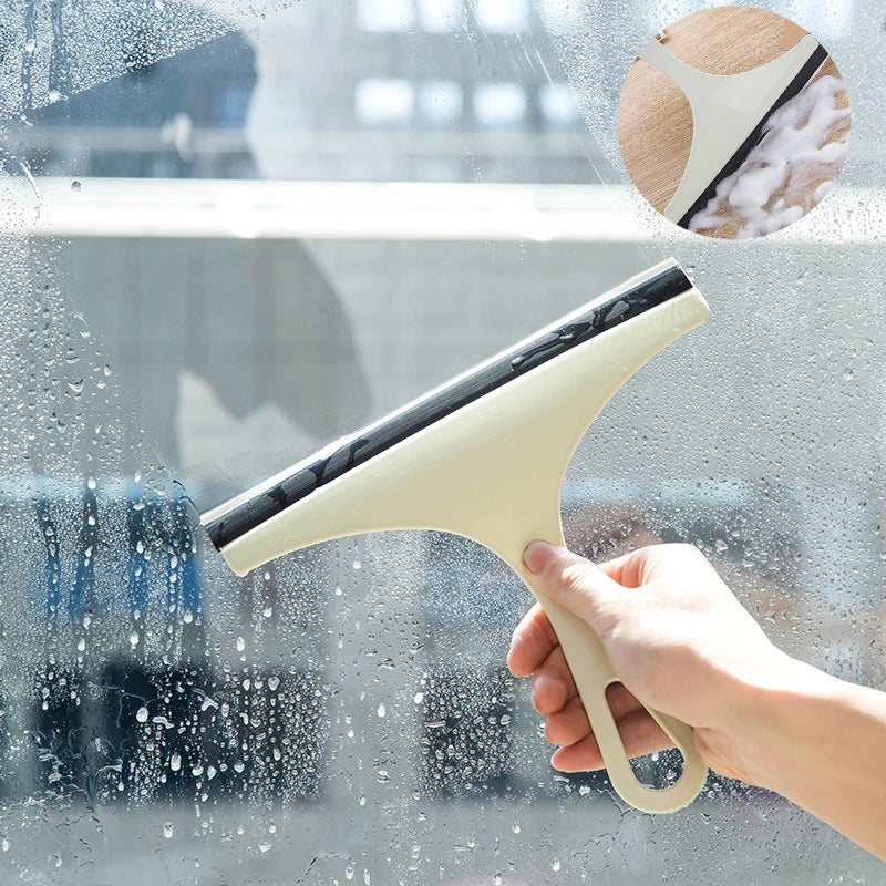 Glass Cleaning Tools Bathroom Mirror Squeegee Car Glass Scraper Cleaning Squeegee Wiper Windshield Silicone  Auto Washing Tool - Problems Solved