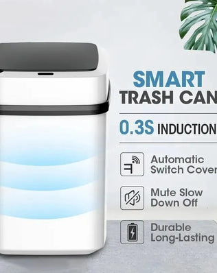 Kitchen Trash Bin 13L Bathroom Touch Trash Can In The Toilet - Problems Solved
