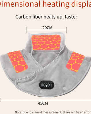 Electric Heating Shoulder Neck Pad Soft Comfortable Thermal Compress Cervical Shawl USB Heated Back Warm Wrap Tool Relief Fatigu - Problems Solved