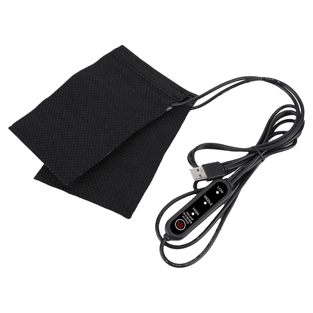 Motorcycle Heated Grips Handlebars Cover 3 Gear Adjustable USB Electric Handlebars Heater Hot Grip Winter Warming Accessories - Problems Solved