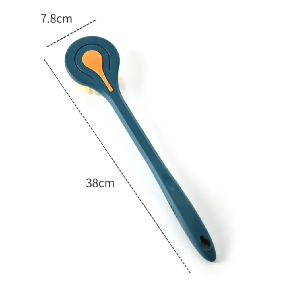 Bathroom Body Brush Kit with Long Handle: Soft-Hair Brush - Problems Solved