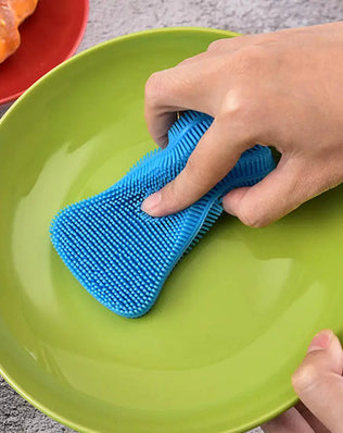 4PCS Kitchen Silicone Sponge Dish Washing Scrubber - Problems Solved