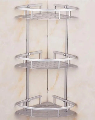 Bathroom Corner Shelf Shower Shelves Dusche Eckregal Bad Wall Badregal Storage Organizer Floating Ablage Bohren - Problems Solved