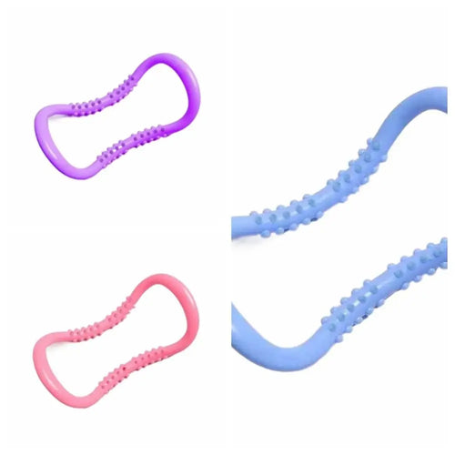 Fitness Equipment Loop Yoga Circle Equipment Support Tool PP Yoga Ring Colorful Circles Pilates Stretch Ring Home Training - Problems Solved