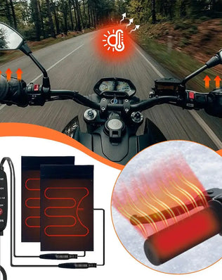 Heated Grips Cover for Motorcycle, 5V Handlebar Heater Motorcycle Heated Grips USB Power Waterproof ATV Heated Handlebar Warmers - Problems Solved