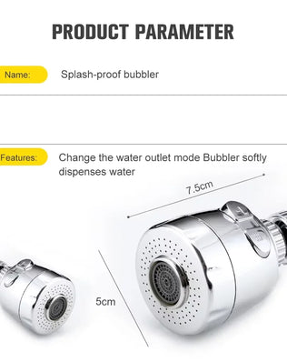Kitchen Gadgets with 360 Degree Rotation, Faucet Extension Tube - Problems Solved