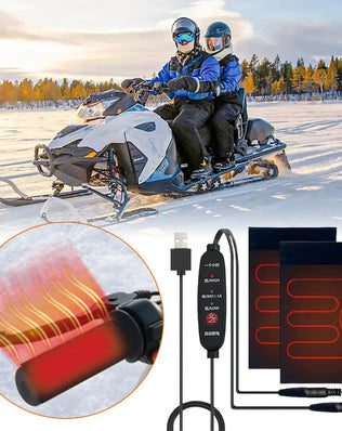 Heated Grips Cover for Motorcycle, 5V Handlebar Heater Motorcycle Heated Grips USB Power Waterproof ATV Heated Handlebar Warmers - Problems Solved