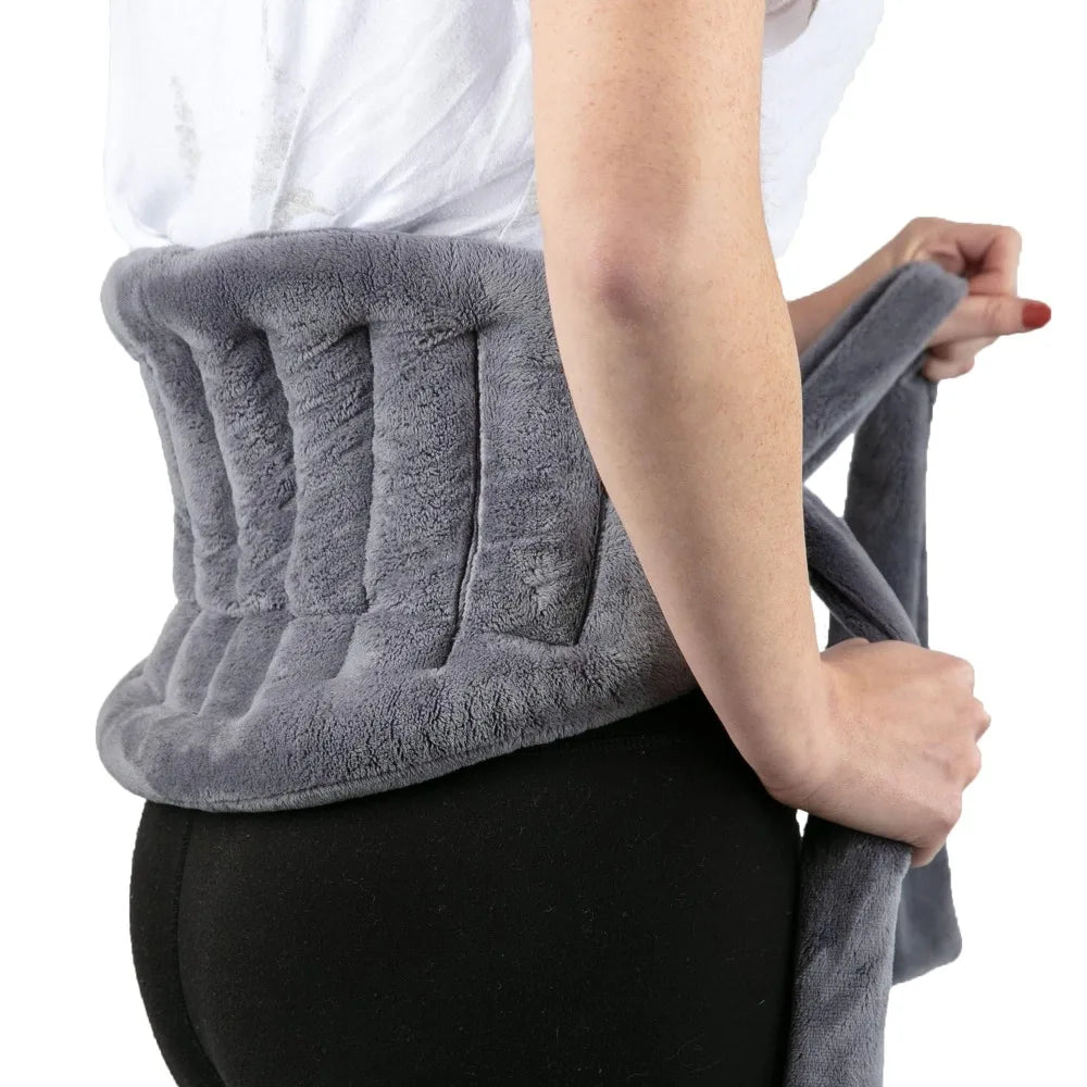 Pain Relief Heating Pad Microwave Hot Wrap Belt Double Sided Fleece for Neck Shoulder Back Soothing Muscle Ache Home Use - Problems Solved