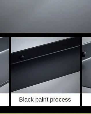 Bath Storage Rack Wall Shelves Floating Matt Black Bathroom Kitchen Mirror Metal Shower Organizer Home Accessories No Drill - Problems Solved