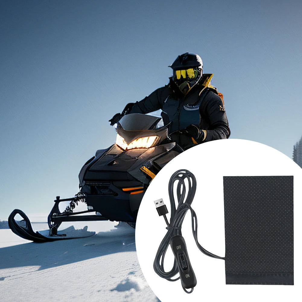Motorcycle Heated Grips Handlebars Cover 3 Gear Adjustable USB Electric Handlebars Heater Hot Grip Winter Warming Accessories - Problems Solved