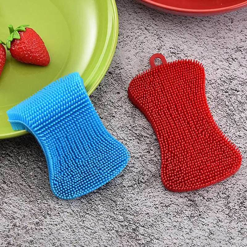 4PCS Kitchen Silicone Sponge Dish Washing Scrubber - Problems Solved