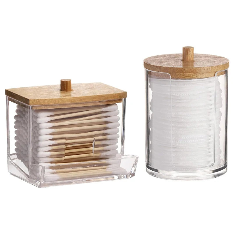 Bathroom Organizer Accessories Set Qtip Holder Storage - Problems Solved