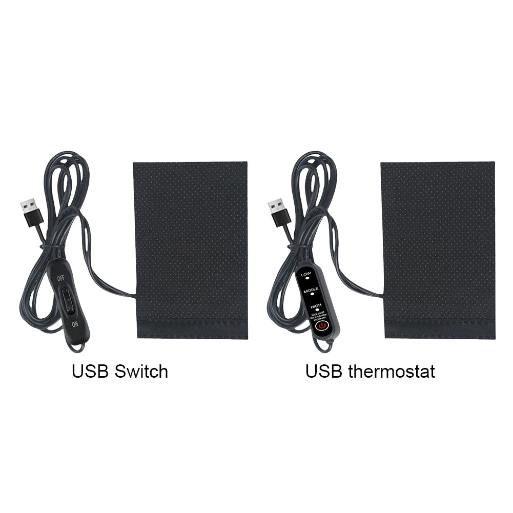 Motorcycle Heated Grips Handlebars Cover 3 Gear Adjustable USB Electric Handlebars Heater Hot Grip Winter Warming Accessories - Problems Solved