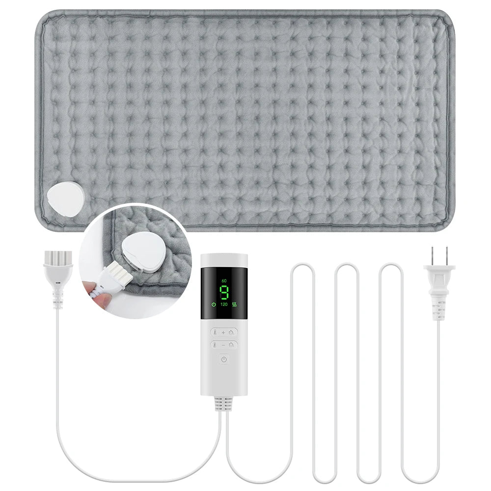 Menstrual Cramps Waist Back Pain Relief Winter Heater 60*30CM Electric Heating Pad Heating Blanket with thermostat Hot Pad for - Problems Solved