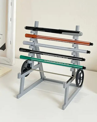 Creative Barbell Pen Holder Fitness Themed Fitness Pen Holder Perfect Gift for Fitness Enthusiasts Weightlifters - Problems Solved
