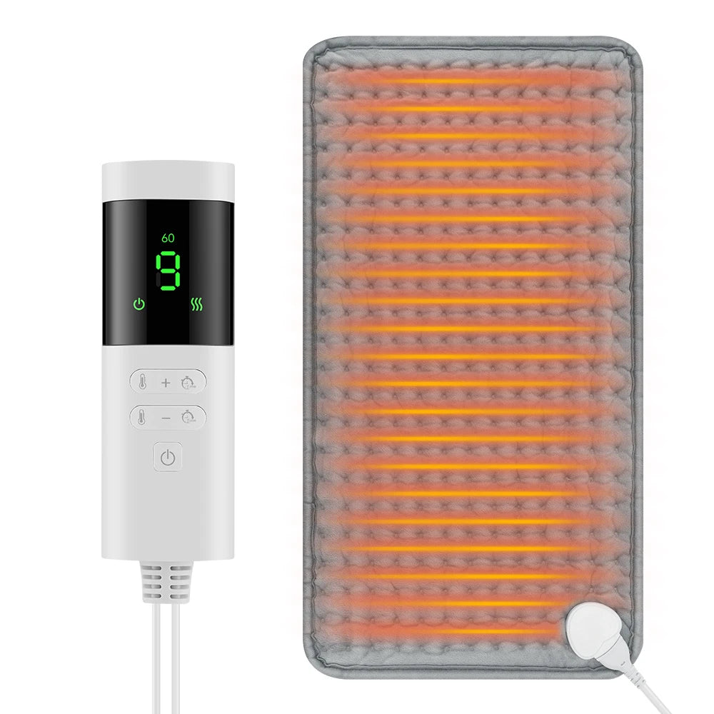 Menstrual Cramps Waist Back Pain Relief Winter Heater 60*30CM Electric Heating Pad Heating Blanket with thermostat Hot Pad for - Problems Solved