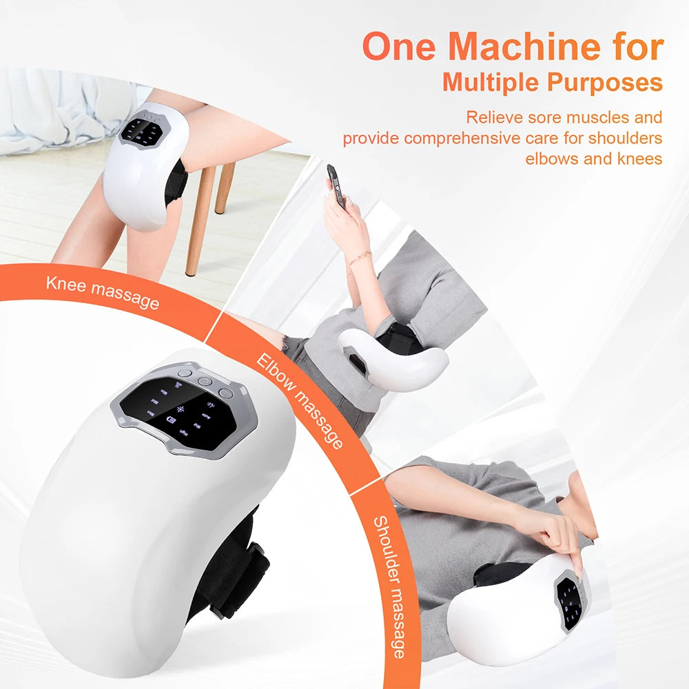 3 Gear Temperature Adjustment Smart Knee LED Display Massager Hot Compress for Shoulders Elbows Knee Gift For Parents Or Elders - Problems Solved