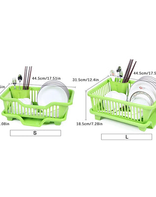 Kitchen Drainage Rack With Drainer Board Countertop Utensils - Problems Solved