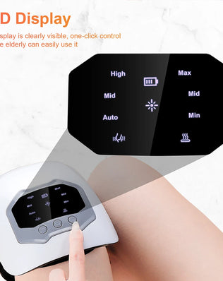 3 Gear Temperature Adjustment Smart Knee LED Display Massager Hot Compress for Shoulders Elbows Knee Gift For Parents Or Elders - Problems Solved