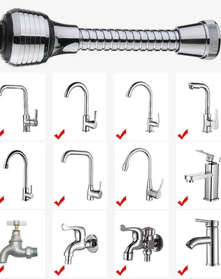 Kitchen Gadgets 2 Modes 360 Rotatable Bubbler High Pressure Faucet Extender Water Saving Bathroom Kitchen Accessories Supplies - Problems Solved