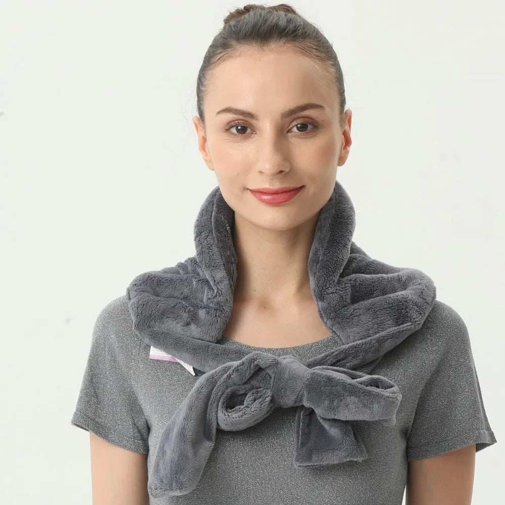 Pain Relief Heating Pad Microwave Hot Wrap Belt Double Sided Fleece for Neck Shoulder Back Soothing Muscle Ache Home Use - Problems Solved