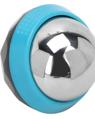 Cold Massage Roller Ball Handheld Heat Relief Stainless Steel Rolling Ice Ball for Shoulder Blue Black Ice Ball Massager - Problems Solved