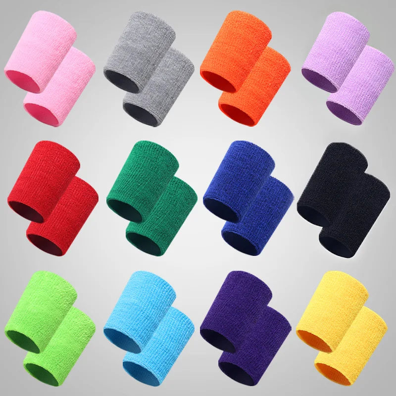 1 Pair Fitness Wristband, Tennis/Basketball/Volleyball Wrist Support, Sports Protector Sweatband, Gym Wrist Guard - Problems Solved
