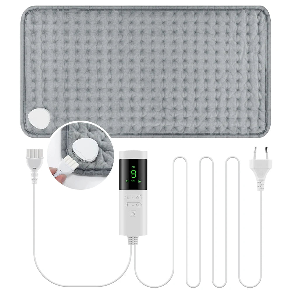 Menstrual Cramps Waist Back Pain Relief Winter Heater 60*30CM Electric Heating Pad Heating Blanket with thermostat Hot Pad for - Problems Solved