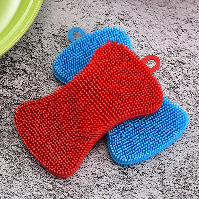 4PCS Kitchen Silicone Sponge Dish Washing Scrubber - Problems Solved