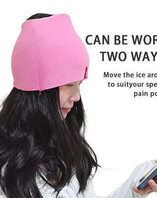 Migraine Relief Hat headache hat Gel Hot Cold Therapy Ice Cap For Relieve Pain Ice Hat Eye Mask Stress Pressure Pain Relief - Problems Solved