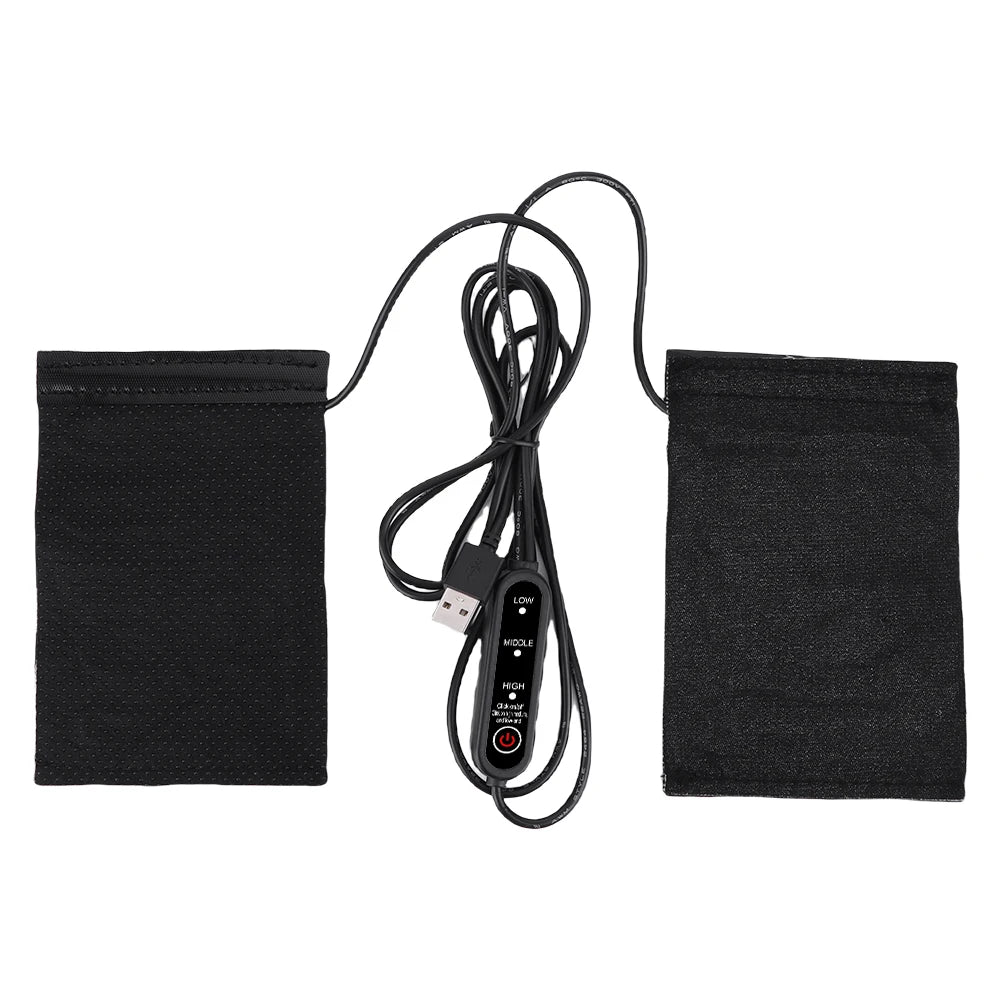 Motorcycle Heated Grips Handlebars Cover 3 Gear Adjustable USB Electric Handlebars Heater Hot Grip Winter Warming Accessories - Problems Solved