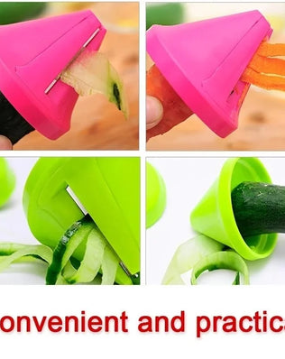Kitchen Rotating ShredderSpiral Peeler Manual Vegetable Slicer - Problems Solved