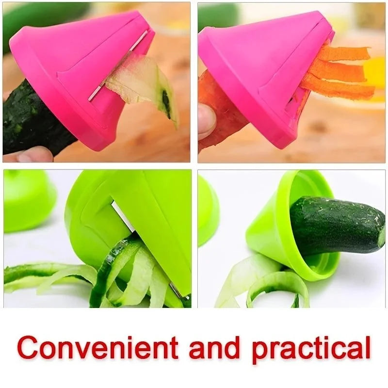 Kitchen Rotating ShredderSpiral Peeler Manual Vegetable Slicer - Problems Solved