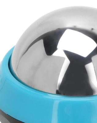 Cold Massage Roller Ball Handheld Heat Relief Stainless Steel Rolling Ice Ball for Shoulder Blue Black Ice Ball Massager - Problems Solved